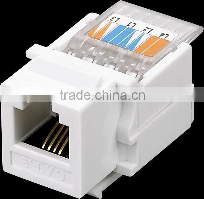 RJ45 cat5e cat6 utp female keystone jack commscope cat6 keystone jack