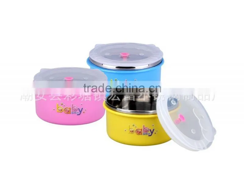 chinese stainless steel 7cm soup bowls with Lids as soon on tv