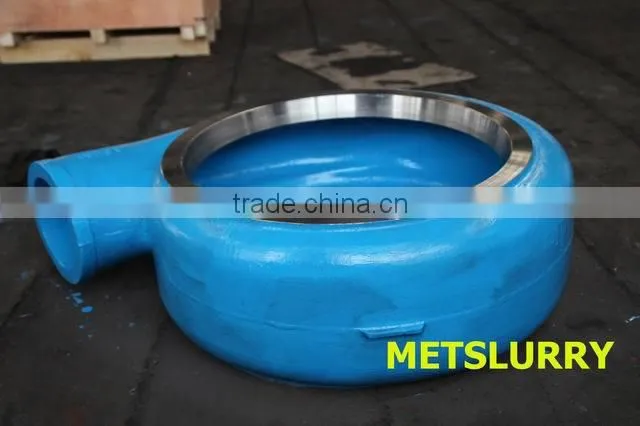 Metslurry Wear Resistance and Corrosion Resistance Volute Liner for Slurry pump