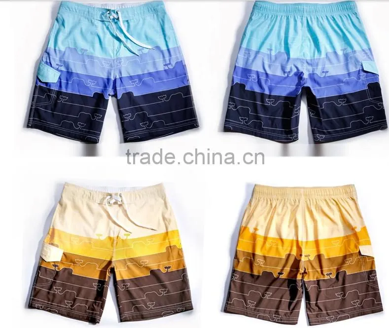 Custom beach shorts with sublimation printing, sexy board shorts