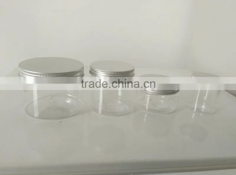 high quality 185g empty plastic PET cosmetics Jar