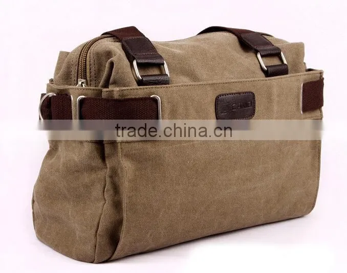 2014 Wholesale High quality Cheap Canvas Mens Messenger bag shoulder bag
