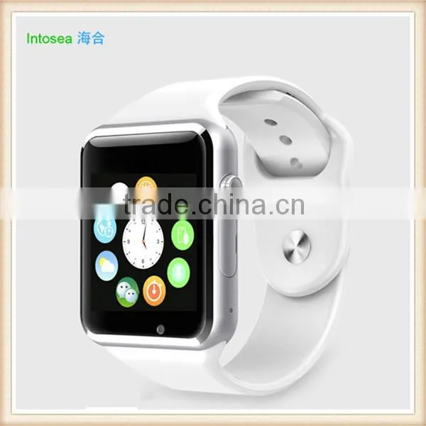 Sim,TF card support factory price android 4.4 smart watch with NFC function