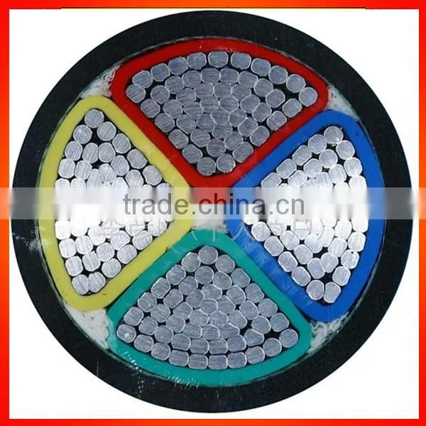 XLPE Insulated pvc sheath al core electrical cable type