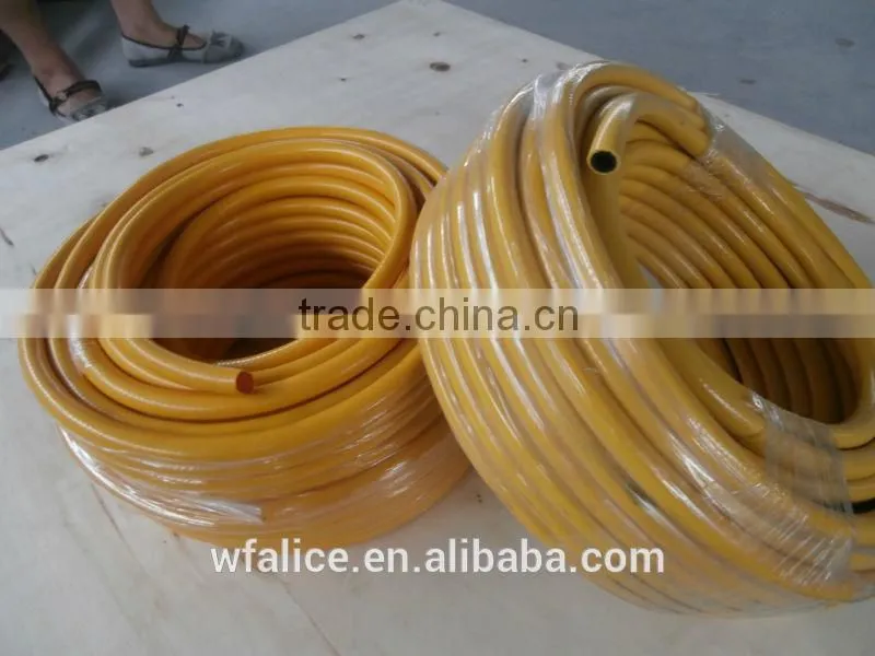 flexible high quality zhuji yellow flexible gas hose oil and gas pipe