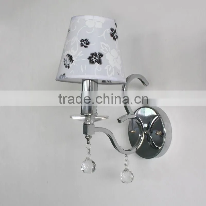 modern decoration chandelier lightingf &fabric round lampshade pendant lamp