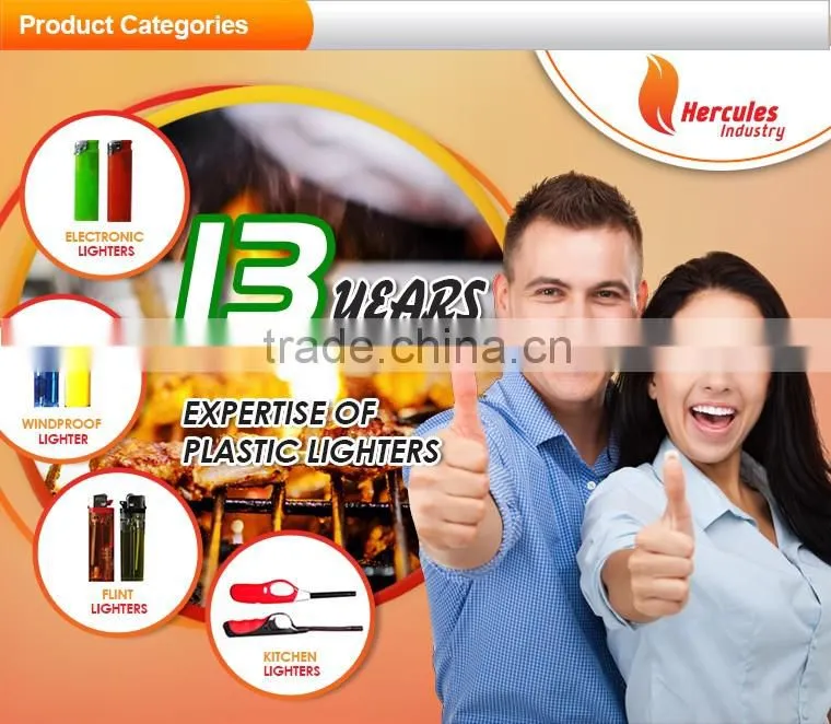 7.7cm disposable plastic gas lighter HL-A01