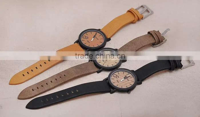 OEM ODM Order Leather Strap Customized Company Logo Fashion Man Wrist Watch Custom