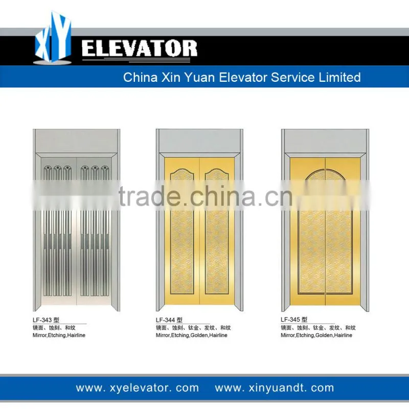 XY Elevator Automatic Door Panels Etching Door Panels