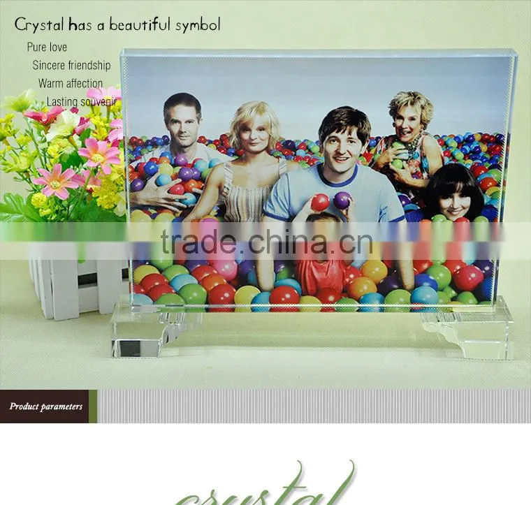 High quality cheap price sublimation crystal photo frame BSJ-28
