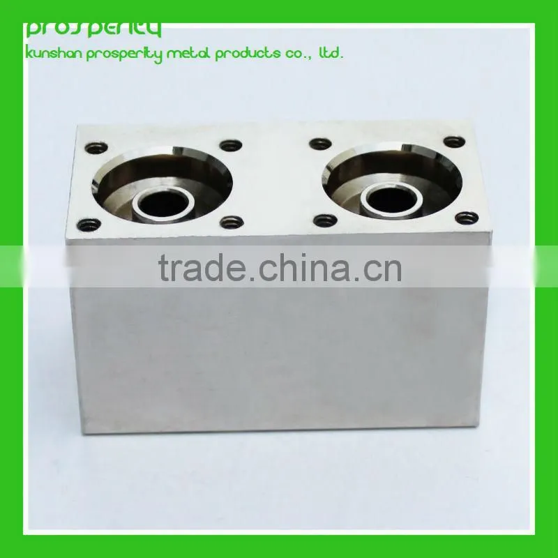 high quality cnc maching brass valve block plated chrome nickel