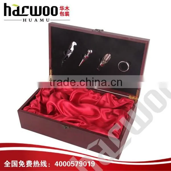 High-end wooden wine tools box for sale