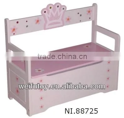 wooden Kids Toy box bench