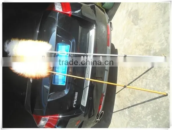Pure lambswool duster for car