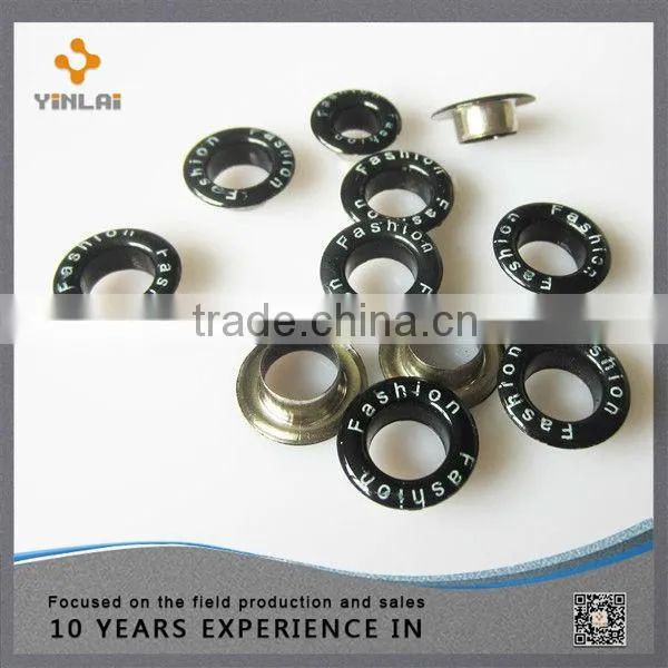 Popular eyelet and grommet with logo