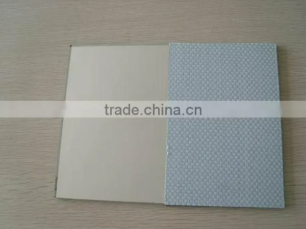 Safety backed mirror