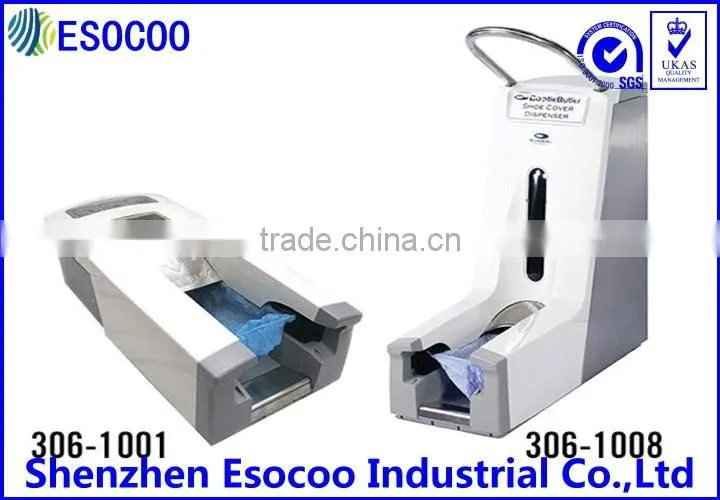 Large capacity disposable shoe cover dispenser for home