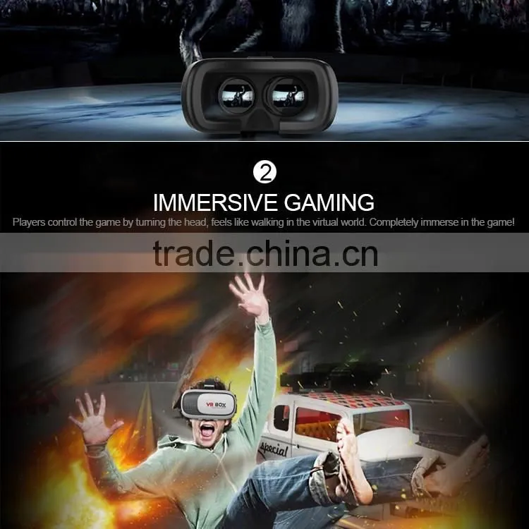 2016 New Design 3d Vr Glasses Virtual Reality Headset 3d Vr Box for Sale