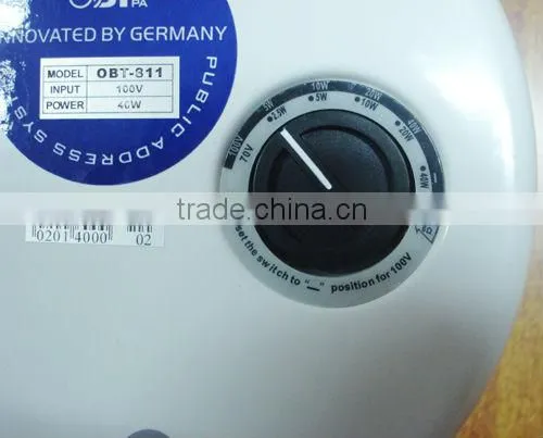 OBT-811 20W/30W/40W Ceiling Speaker for Hotel,Hospital,Conference room,Office