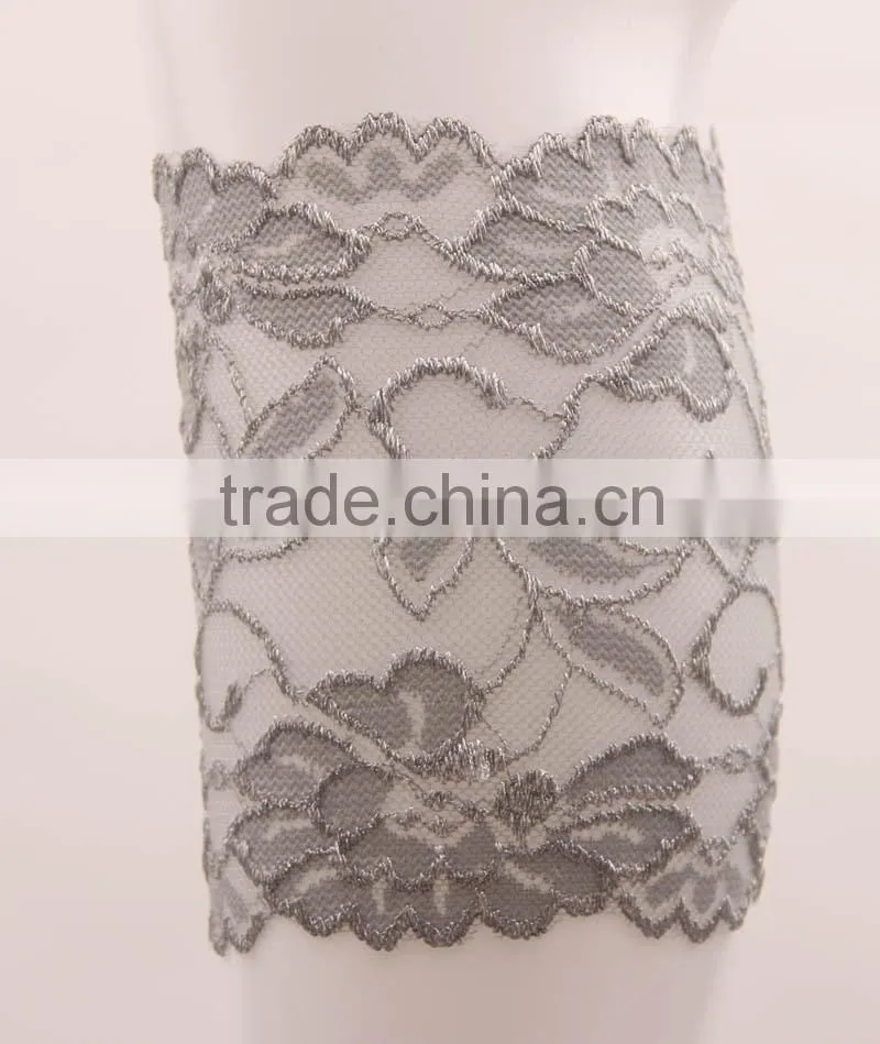 Wholesale Women Lace Leg Warmers Elastic Lace Boot Socks Flower Design Lace Boot Toppers