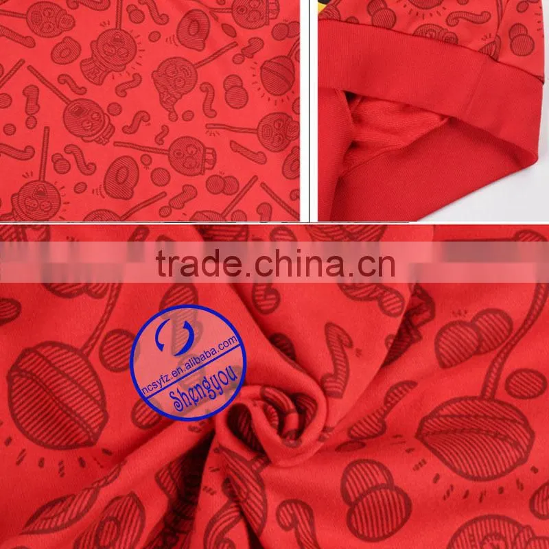 Custom 100% Fleece Polyester Men Full Printed Hoodie Sweatshirts