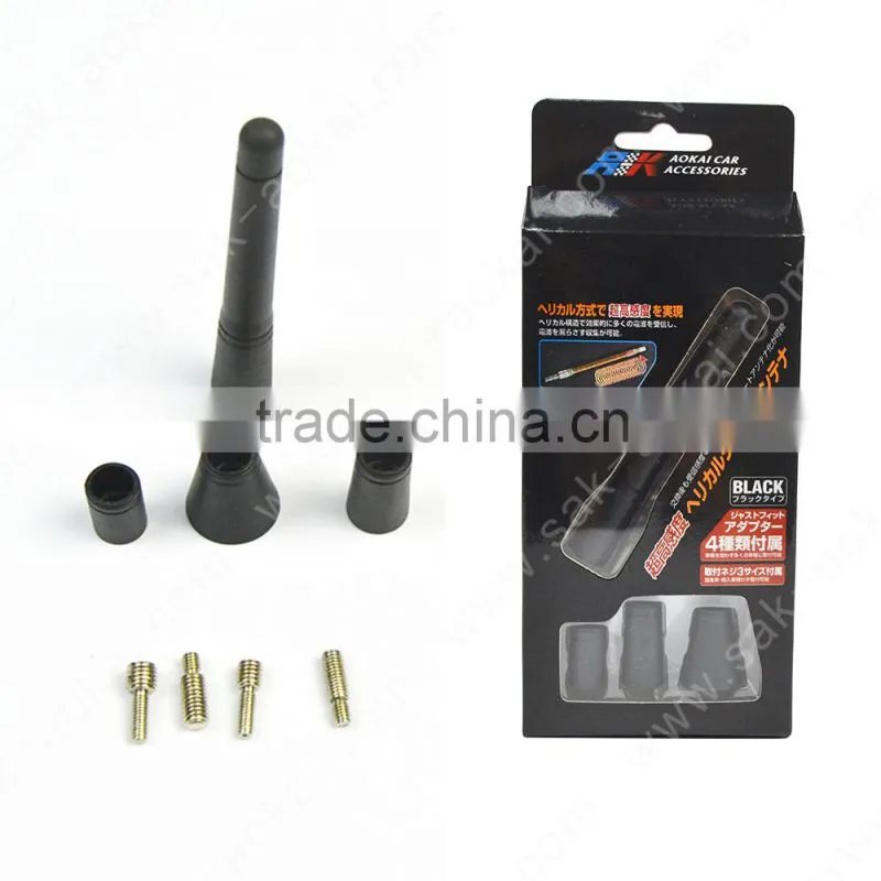 Easy installation wireless car am fm radio antenna with car antenna adapters