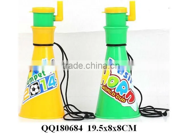 Coke cheer blowing horn, horn toy, plastic trumpet