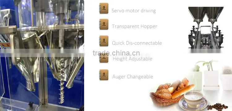 faster speed Height adjustable automatic packing machinery powder