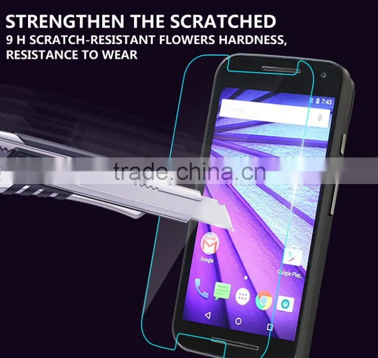 Wholesale Price Tempered Glass Flim Premium Glass Screen Protector For Moto G3