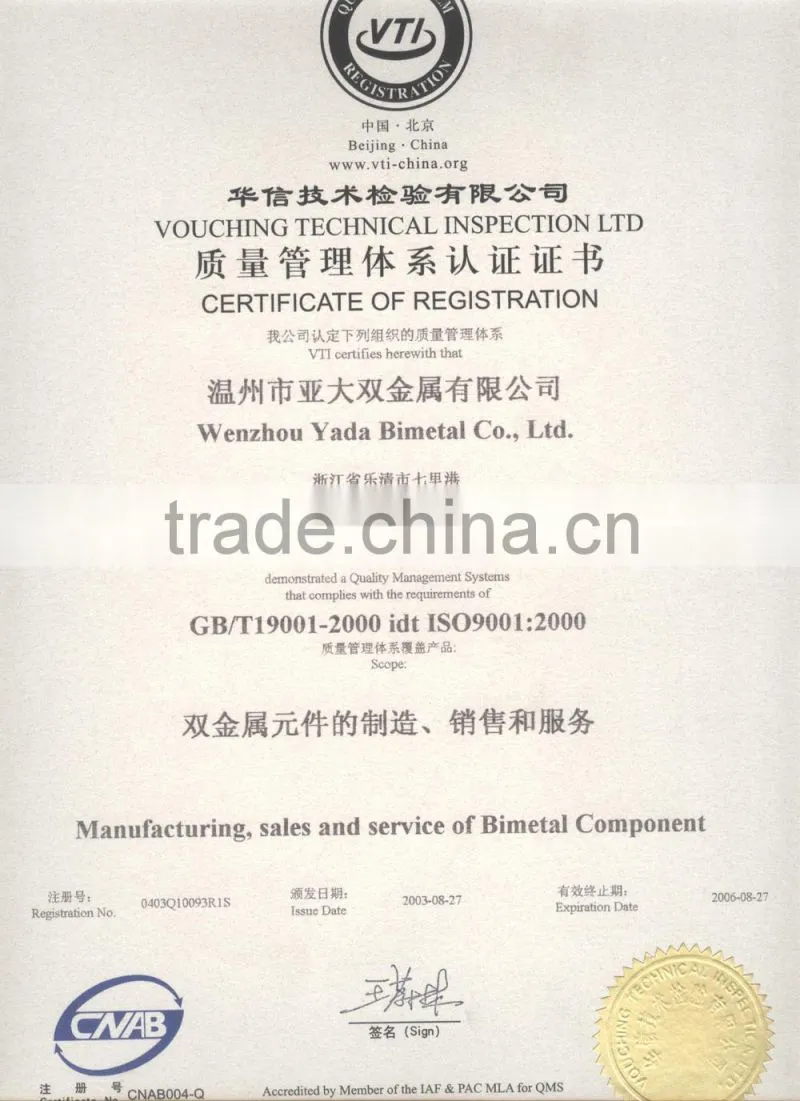nicker silver for silver copper bimetal strip