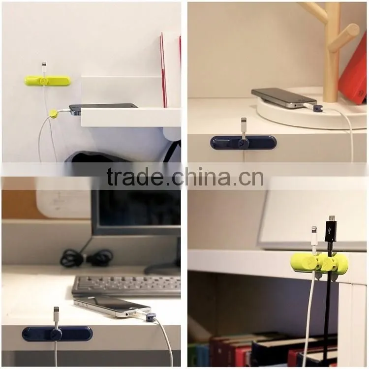 Creative Smart Magnetic Desktop Wire Cable Clip Cable Organizer
