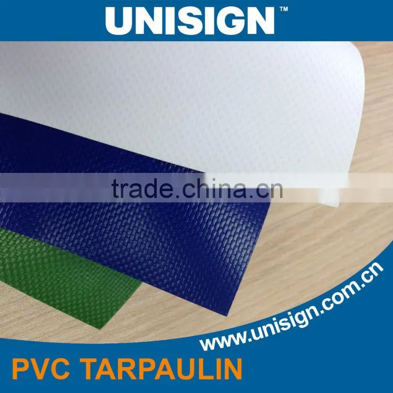 High tear strength PVC coated polyester fabric