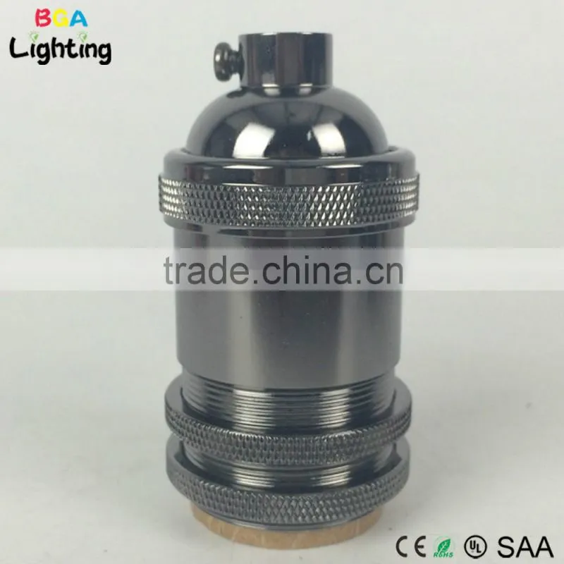 E27 Vintage Brass Pendant Lamp Socket For Pendant Lamp Cord Set