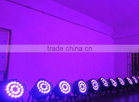 Newest hot selling 24x15W LED par64 lighting RGBAW + UV 6 in 1 par can indoor