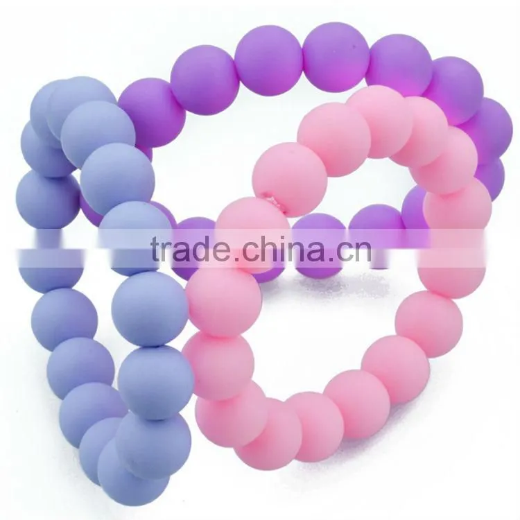Food Grade Silicone Baby Teething Beads For Jewelry