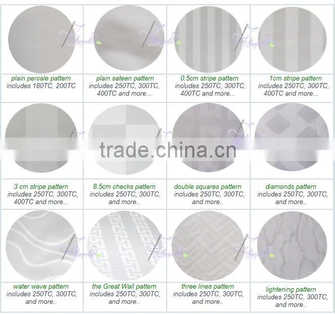 hotel duvet covers, quilt covers, duvet shams in stripe-wholesale price