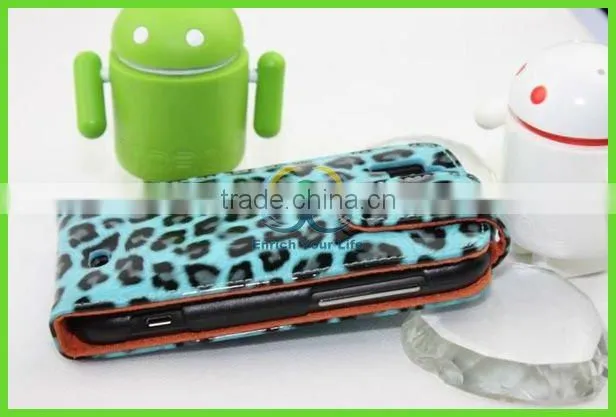 leopard crystal case for htc desire z