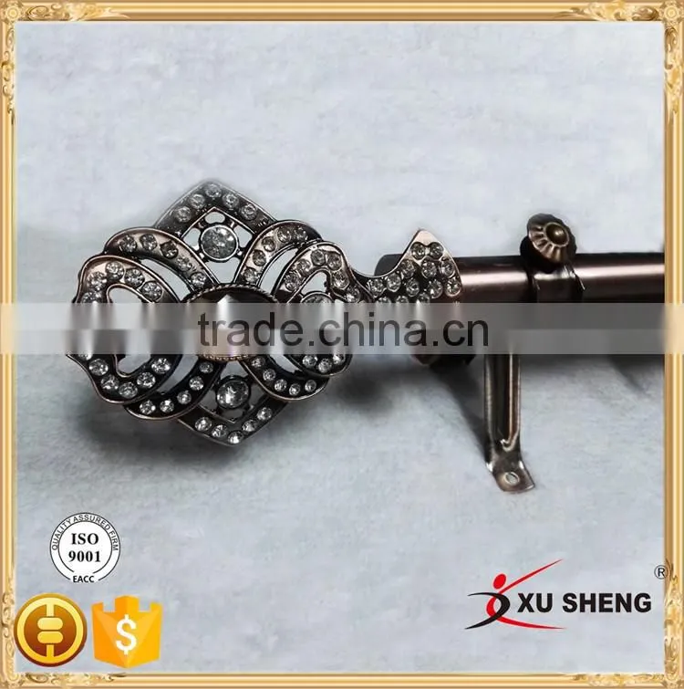 Home decoration curtain rod Zinc Alloy curtain rod curtain bracket