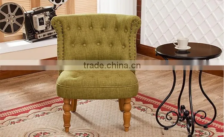 Luxury fabric fashionable comfortable sofa chair Y464