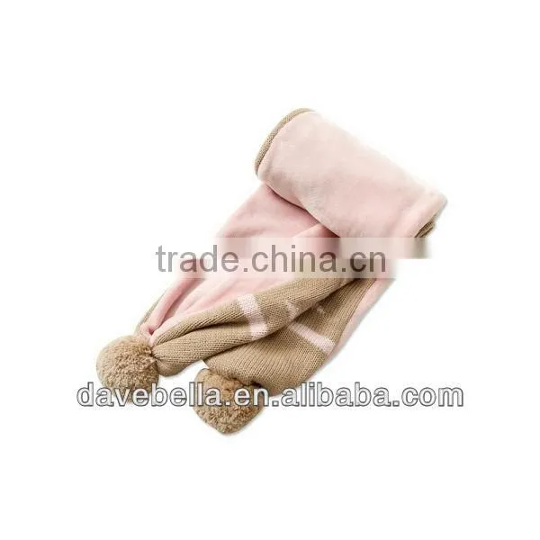DB267 dave bella autumn winter cotton wool baby scarf infant scarf