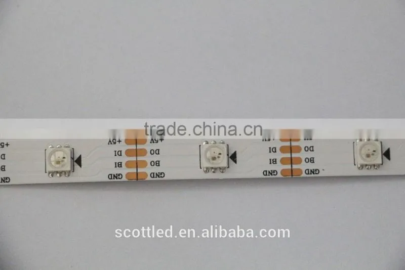 DC5V 60leds led rgb strip IC ws2813 non-waterproof led strip light