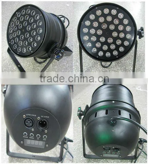 36pcs*3W black aluminium alloy led par Light