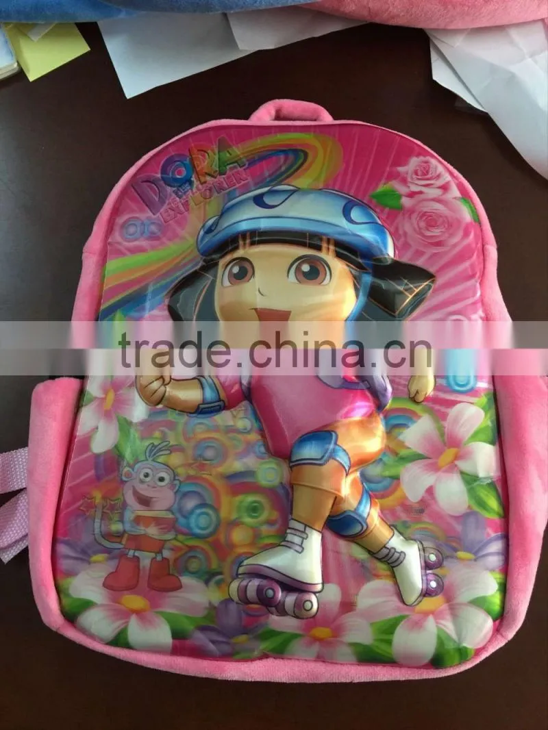 Hot selling new design plush backpack for promotion plush stuffed toy dog bag