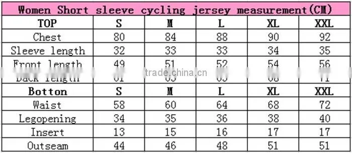 Wholesale Women Wear Cycling Jersey With OEM Service