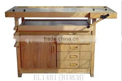 Pine jewelry table cabinet