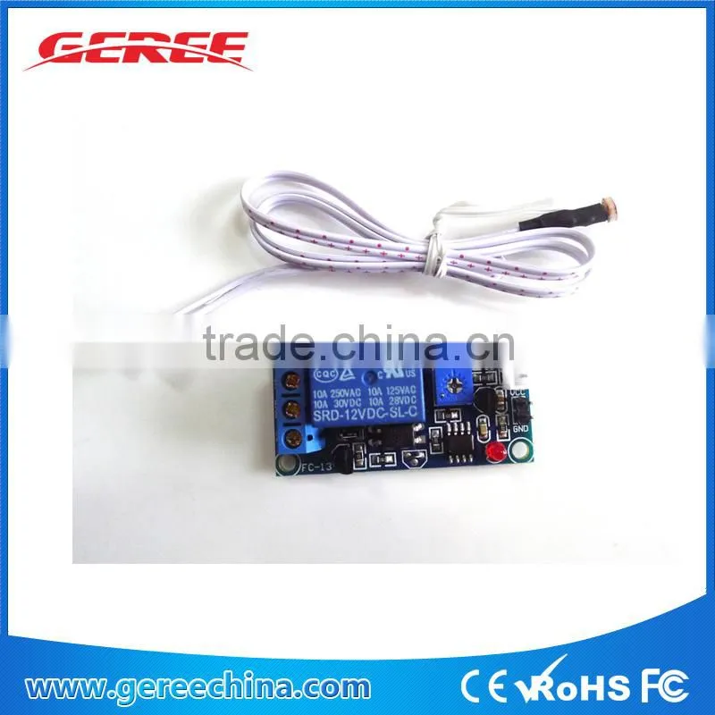 photoresistor plus relay module light detection sensor 12V car Led light control