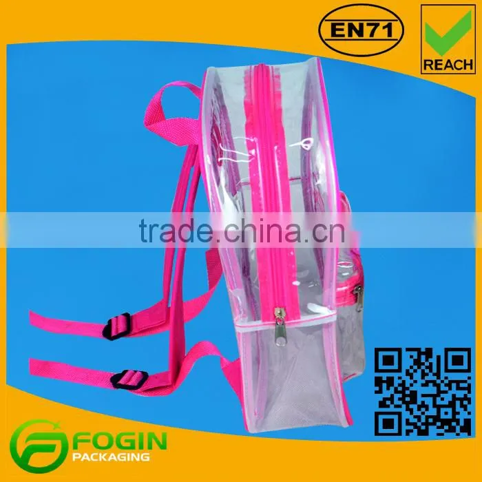 Transparent beach bag
