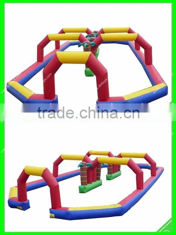 Strong PVC three arches Inflatable air track