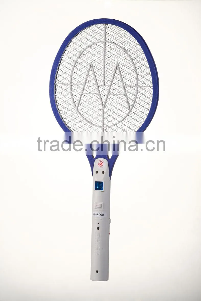 With light charging electric mosquito swatter