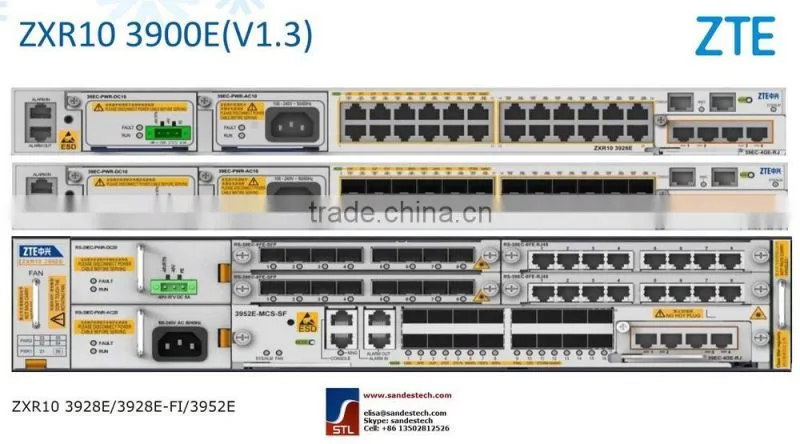 ZTE RS-39EC-4FE-SFP, 4-port FE optical interface extension card for ZTE ZXR10 3900E 3928E 3952E